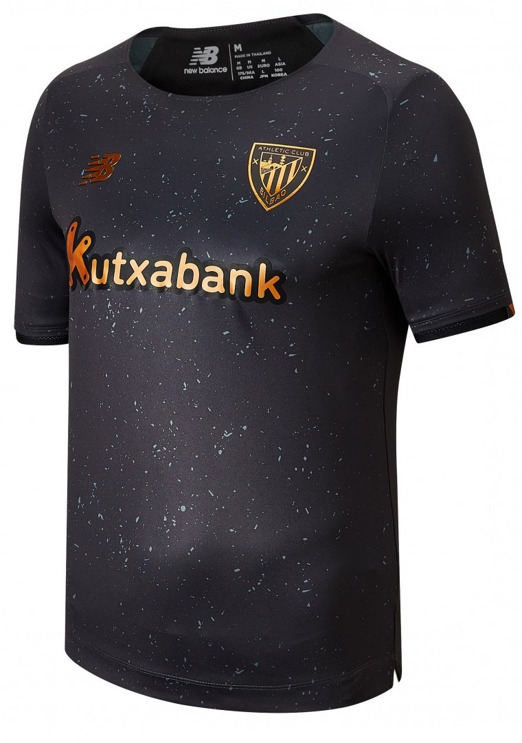 Camisa Goleiro Athletic Bilbao 2021 2022 New Balance oficial Preto